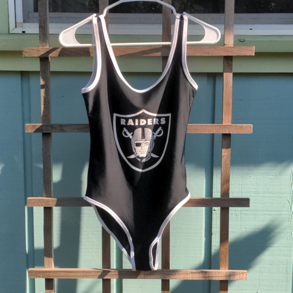 Forever 21 Black Raiders bodysuit